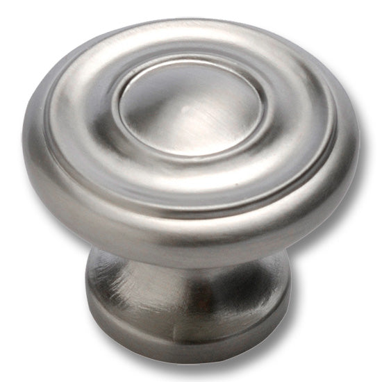 Hickery Hardware Cottage Knob Stainless Steel 1-1/4" Diameter 1" Projection