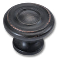 Hickory Hardware Cottage Knob Vintage Bronze 1-1/4" Diameter 1" Projection