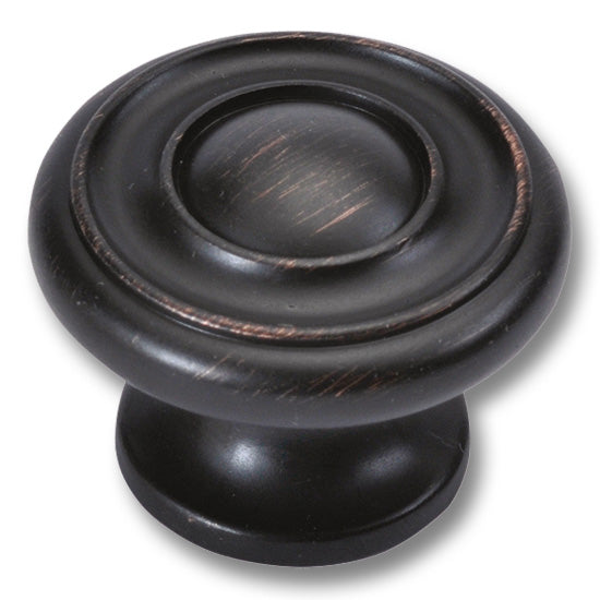Hickery Hardware Cottage Knob Vintage Bronze 1-1/2" Diameter 1-1/8" Projection