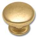 Hickery Hardware Manor House Mushroom Knob, Lancaster Hand Polish, 1-1/4"