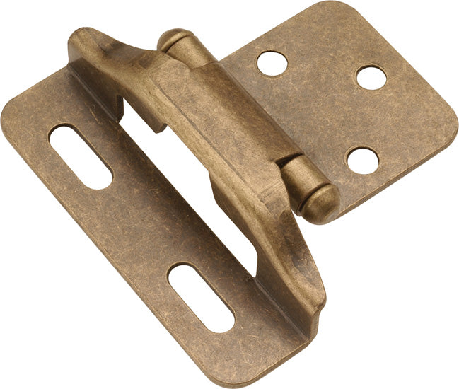 Hickery Hardware Semi-Concealed Self-Closing Hinge 2-5/8" x 2-3/4"