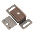 Hickery Hardware Magnetic Catch Steel 1-7/8" Statuary Bronze