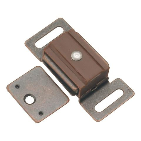 Hickery Hardware Magnetic Catch Steel 1-7/8" Statuary Bronze