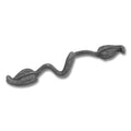 Hickery Hardware Natural Accents Curved Leaf/Vine Arch Pull Vibra Pewter, Vibra Pewter