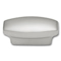 Hickery Hardware Metropolus Knob Satin Nickel Rectangular 1" Length
