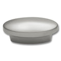 Hickery Hardware Metropolus Knob Satin Nickel Oval 1" Length