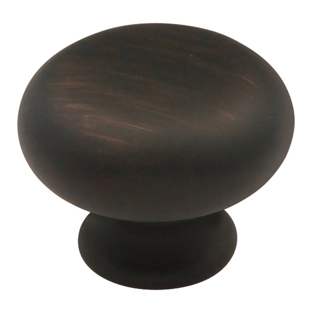 Hickery Hardware Cottage Knob Vintage Bronze 1-1/8" Diameter 7/8" Projection