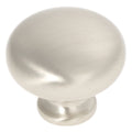 Hickery Hardware Cottage Knob Stainless Steel 1-1/4" Diameter 1-1/16" Projection