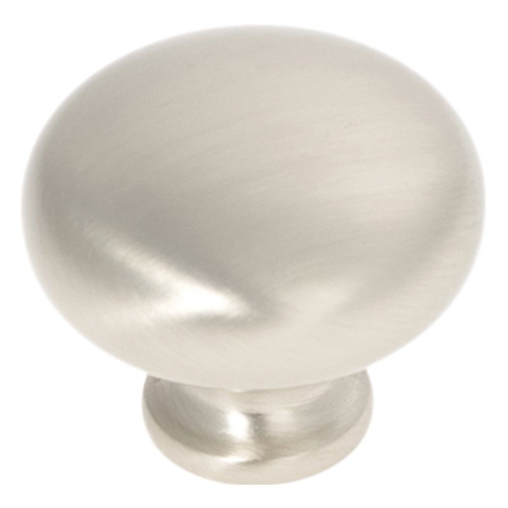 Hickery Hardware Cottage Knob Stainless Steel 1-1/4" Diameter 1-1/16" Projection