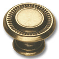 Hickery Hardware Manor House Knob Lancaster Hand Polish 1" Diameter