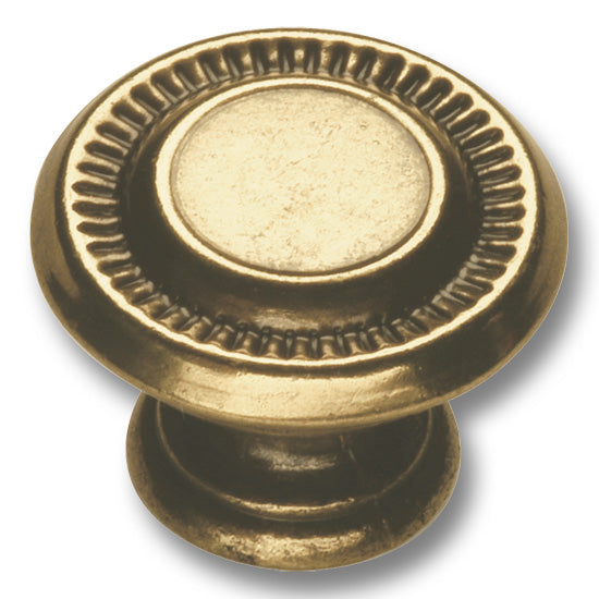 Hickery Hardware Manor House Knob Lancaster Hand Polish 1" Diameter
