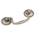 Hickery Hardware MANOR HOUSE Rosette Bail Pull 2-1/2" Center to Center