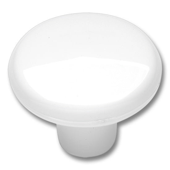 Hickery Hardware WIRE PULLS Knob White 1-1/2" Diameter