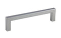 Pride Industrial Square Bar Pull Polished Chrome 128 mm Center to Center