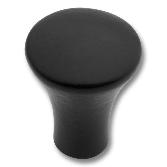 Hickery Hardware Metropolus Knob Matte Black Cylinder 1" Diameter