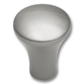 Hickery Hardware Metropolus Knob Satin Nickel Cylinder 1" Diameter