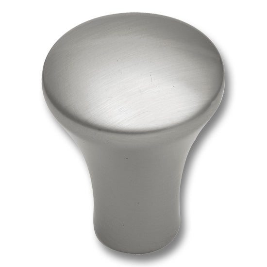 Hickery Hardware Metropolus Knob Satin Nickel Cylinder 1" Diameter
