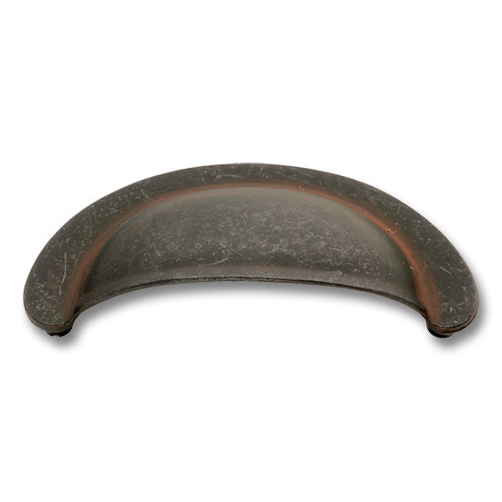 Hickery Hardware MANCHESTER Cup Pull Rustic Iron 2-3/4" Center to Center