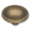 Hickery Hardware Modus Knob Windover Antique 1-1/4" Diameter 7/8" Projection
