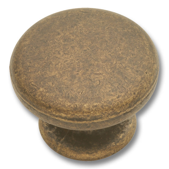 Hickery Hardware Modus Knob Windover Antique 1-1/4" Diameter 1" Projection
