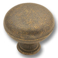 Hickery Hardware Modus Knob Windover Antique 1-1/4" Diameter 1-1/8" Projection