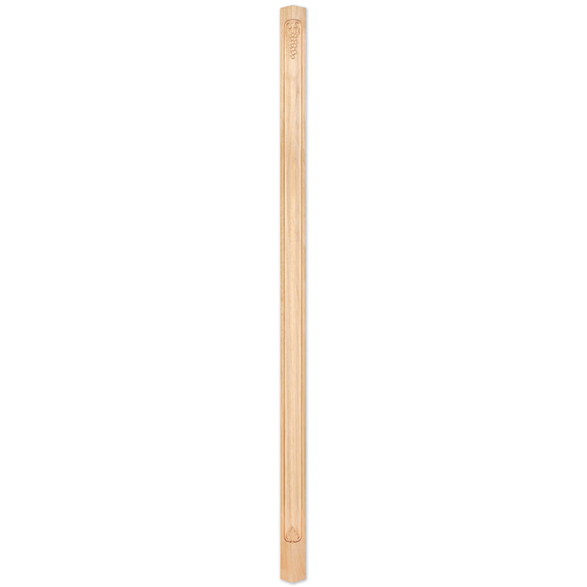 Hardware Resources Grape Corner Post Cherry 84" Length
