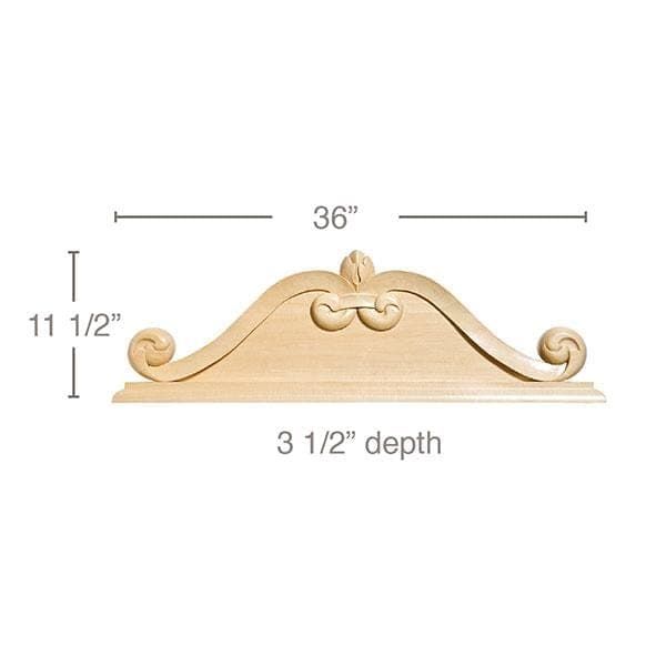 Traditional Panel Moulding, 1 1/4''w x 1''d Poplar