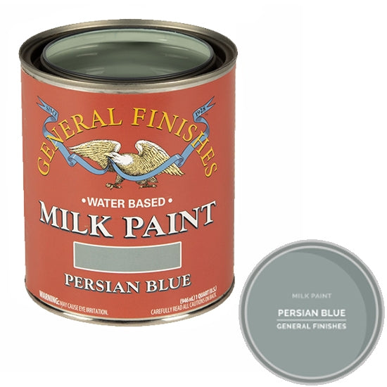 General Finishes Milk Paints, Persian Blue, Quart