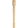 Hardware Resources Bull Nose Turned Post White Birch 3" Width
