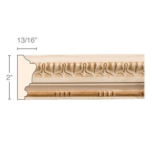 Traditional Casing, 3 1/2''w x 13/16''d Poplar