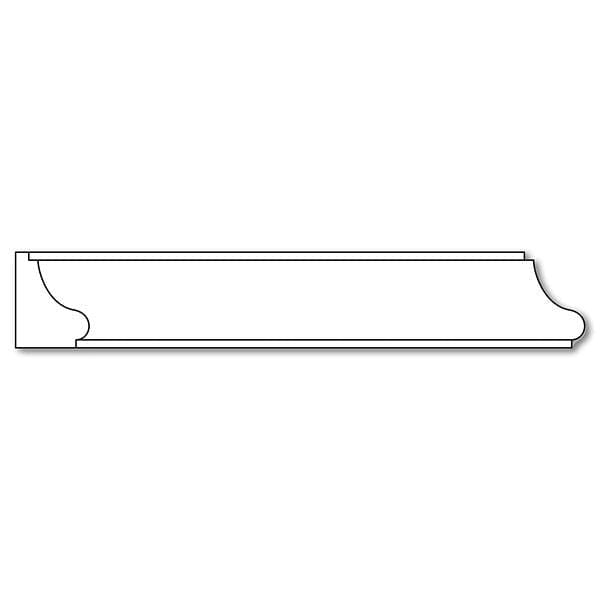 Parting Strip, 13/16''w x 13/16''d x 8' length, 8' length Resin