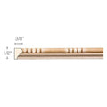 Heavy Traditional Bun Foot, 4 7/8'' dia. X 5 3/8'' Maple