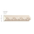 Rope (Lips 1/2 - 3/4), 2 3/8''w x 3/4''d Poplar