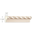 Medium Acanthus Valance, 26 1/2"w x 3 3/8"h x 5/8"d Cherry