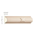 Petite Ribbon Drop, 2 1/2"w x 10"h x 1/2"d, 2 per pkg Maple