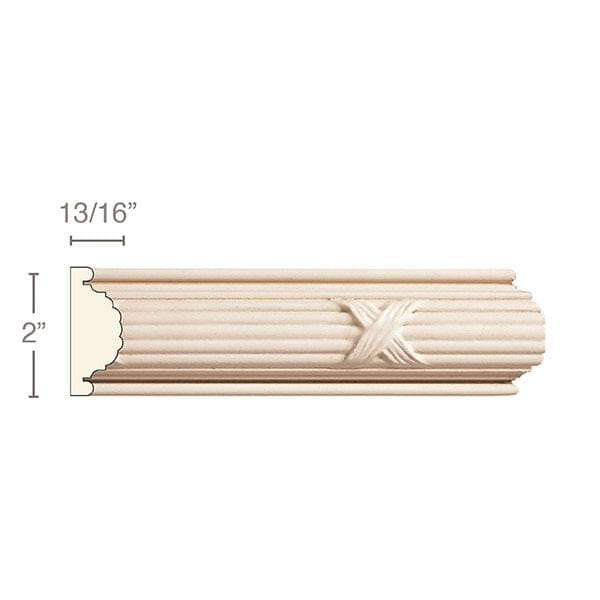 Petite Ribbon Drop, 2 1/2"w x 10"h x 1/2"d, 2 per pkg Maple