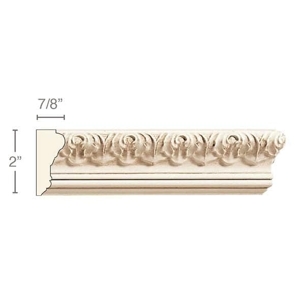 Medium Scrolled Corbel, 5''w x 12''h x 4''d Maple