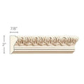 Medium Scrolls (Sold left and right pair per card), 12''w x 3 1/2''h x 13/16''d Cherry