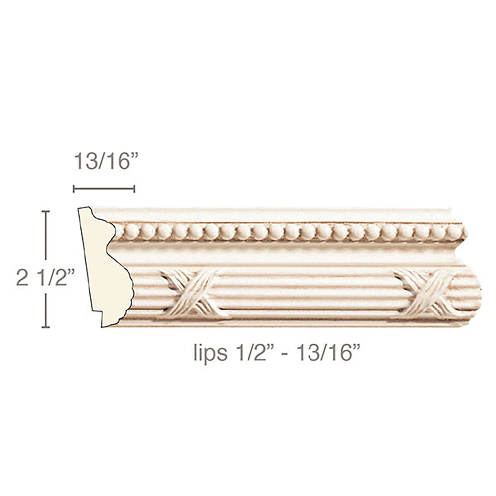 Petite Ribbon Drop,  13 3/8"H x 3 1/2â€w x 1/2"d Cherry