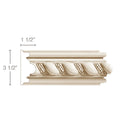 Medium Broken Pediment, 36''w x 11''h x 4''d Cherry