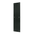 Deltana Push Plate, Black, 3-1/2" x 15"