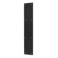 Deltana Push Plate, Black, 3-1/2" x 20"