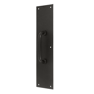 Deltana Push Plate With Handle 3-1/2" x 15"