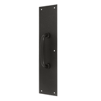 Deltana Push Plate With Handle 3-1/2" x 15"