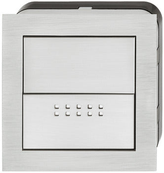 E-Motion Collection Recessed Pull, 74mm x 74mm, Stainless Steel