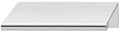 Minimalist Collection Finger Pull, Silver, 50 mm Center-to-Center