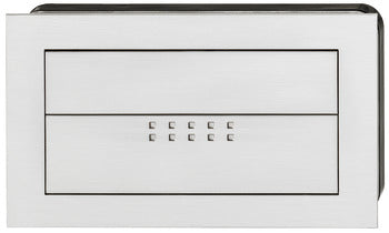 E-Motion Collection Recessed Pull, 152mm x 87mm, Stainless Steel