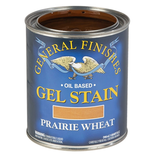 General Finishes Gel Stain, Prairie Wheat, Quart