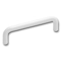 Hickery Hardware Solid Brass Wire Pull White 3-1/2" Center to Center