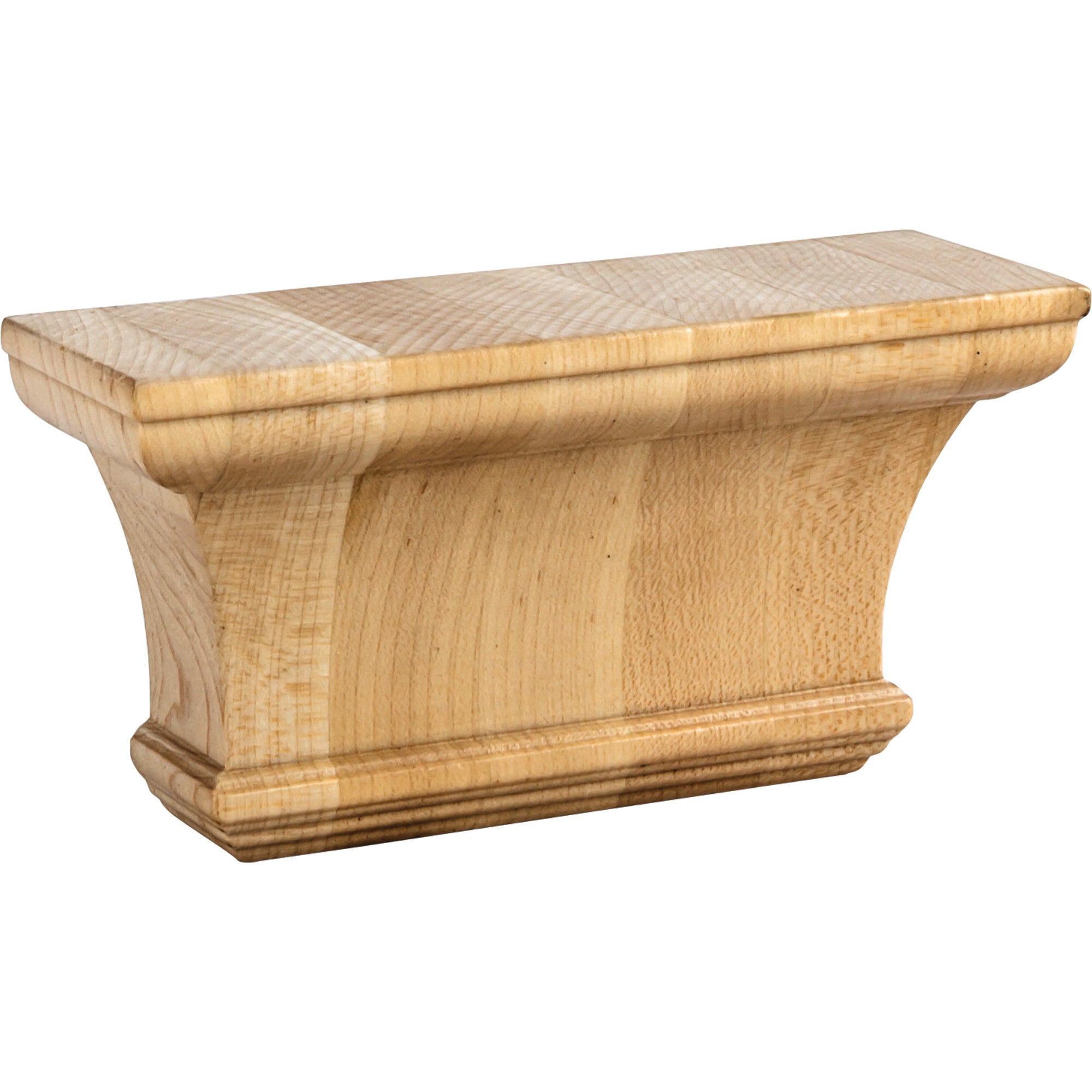 Hardware Resources Classic Pilaster Capital Maple 6" Length